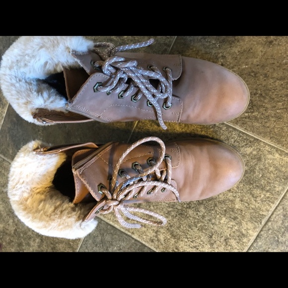 Steve Madden faux fur ankle boots - Picture 4 of 7